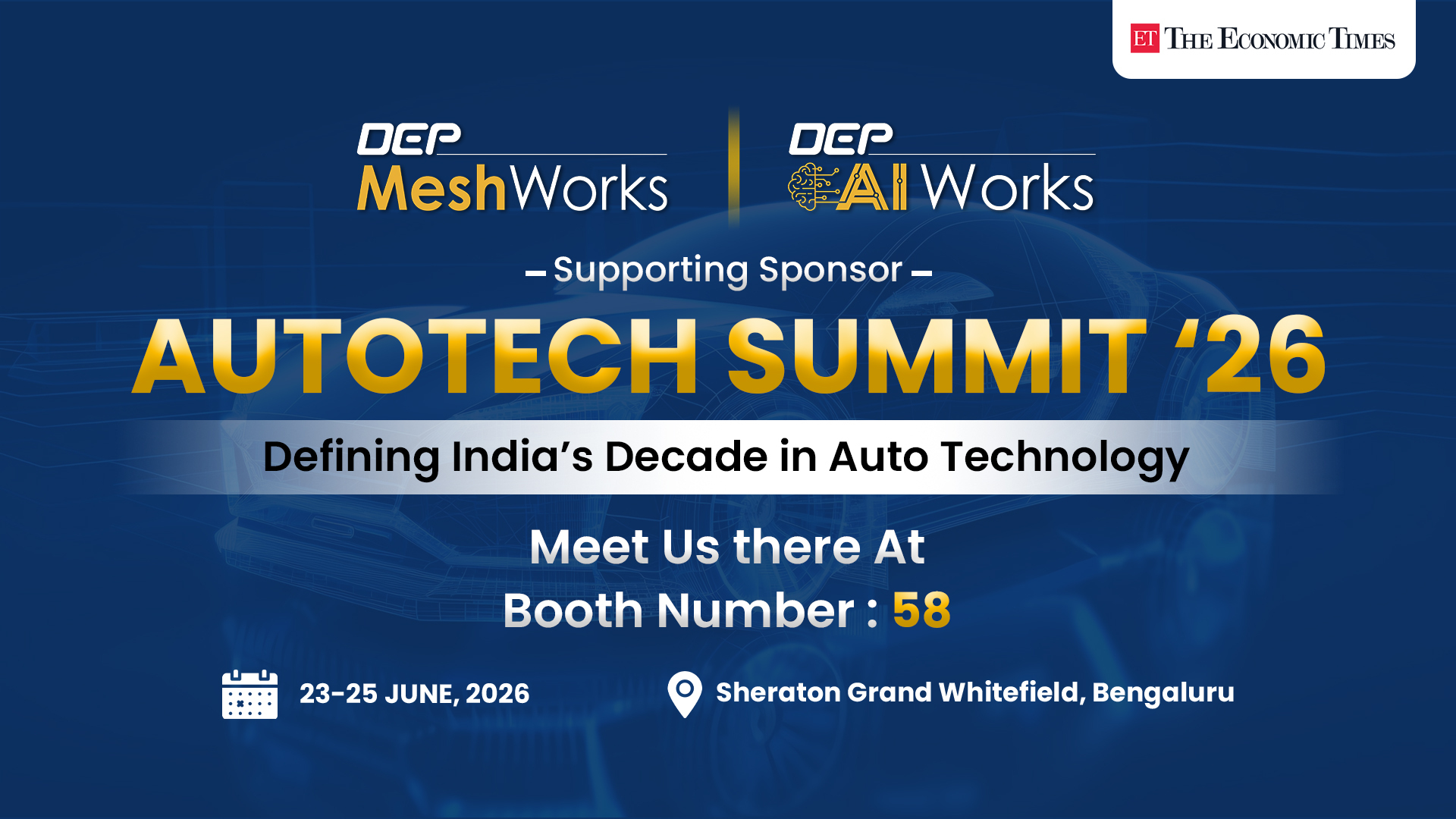 DEP at ETAuto Tech Summit 2026: Advancing Automotive Innovation with AI and CAE