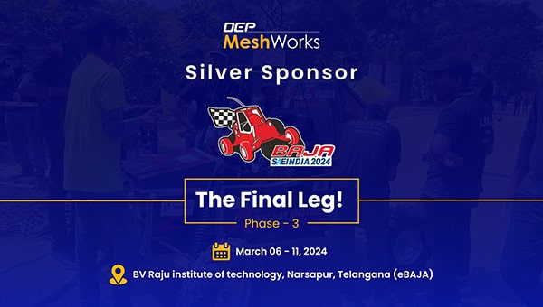 DEP: Proud Sponsors of eBAJA SAE INDIA 2024